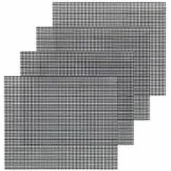 ZOLGINAH Grille Barbecue 4pcs Tapis De Cuisson Réutilisable Et Découpable Grille Anti-adhésif Pour Yaourtières Barbecue Four Cuisson