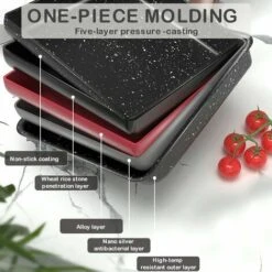 LIFCAUSAL Tamagoyaki Poêle à Omelette Japonaise Poêle à œufs Poêle à Omelette Sans Huile Antiadhésive Yuzishao Retangle Poêle à Omelette,13*18 Cm, Noir, 7 LIFCAUSAL Tamagoyaki Poêle à Omelette Japonaise Poêle à œufs Poêle à Omelette Sans Huile Antiadhésive Yuzishao Retangle Poêle à Omelette,13*18 Cm, Noir, -Accessoires de barbecue Soldes 59386014 3