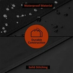 Housse Barbecue ,BBQ Couverture, De Gril Anti-UV/Anti-l'eau/Anti-l'Humidité Pour Weber, Holland, JennAir 160x68x120cm Noire FUIENKO 7 Housse Barbecue ,BBQ Couverture, De Gril Anti-UV/Anti-l'eau/Anti-l'Humidité Pour Weber, Holland, JennAir 160x68x120cm Noire FUIENKO -Accessoires de barbecue Soldes 59801306 4