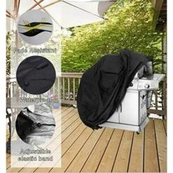 ENLENK Housse Pour Barbecue, Bache Barbecue Gaz,210D Oxford Imperméable Housse Bâche De Protection BBQ, Couverture De Grill Anti-Vent/Anti-UV/Antipoussière /aux Larmes,Convient à La Plupart Des Grils，Avoir Des Poches -Accessoires de barbecue Soldes 60170681 3