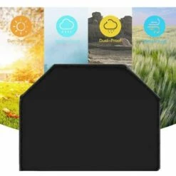 GUAZHUNIFR Housse De Barbecue Résistante En Tissu Oxford Imperméable Et Coupe-Vent Résistant à La Décoloration Pour Barbecue Weber, Brinkmann Et La Plupart Des étagères De Barbecue. 145 X 61 X 117 Cm -Accessoires de barbecue Soldes 60186519 4