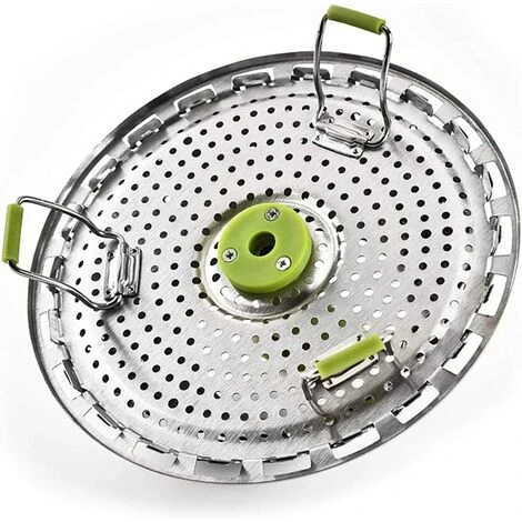 MODOU Pliable Panier Vapeur, Panier Vapeur Télescopique Pliable En Acier Inoxydable Avec Pieds Antidérapants Pour Cuire Légumes Et Aliments Ou Panier De Fruits(9'') 3 MODOU Pliable Panier Vapeur, Panier Vapeur Télescopique Pliable En Acier Inoxydable Avec Pieds Antidérapants Pour Cuire Légumes Et Aliments Ou Panier De Fruits(9'') – Image 3