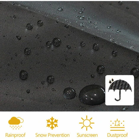 LITZEE Ustensile De Barbecue Housse De Barbecue Ronde En Tissu Oxford 420D En Tissu De Protection Anti-poussiere Pour Four Exterieur, Tissu De Protection Pour Pare-soleil Pour Meubles De Poele A Grille De Four, Modele: Noir 71x68cm 2 LITZEE Ustensile De Barbecue Housse De Barbecue Ronde En Tissu Oxford 420D En Tissu De Protection Anti-poussiere Pour Four Exterieur, Tissu De Protection Pour Pare-soleil Pour Meubles De Poele A Grille De Four, Modele: Noir 71x68cm – Image 2