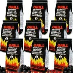 MARKENARTIKEL Briquettes De Charbon De Bois 27kg Pour Barbecue Sac De Charbon Bois BBQ Grill