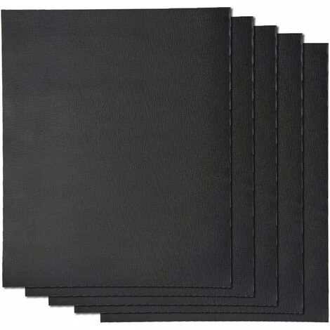 Cisea Tapis De Feuilles Cuisson Barbecue Set De 5 Tapis De Grillade XL 50x40 Cm Anti Adhérent Réutilisable Pour Four Gaz électrique Bbq Charbon Bois Micro-ondes En Silicone - Noir 1 Cisea Tapis De Feuilles Cuisson Barbecue Set De 5 Tapis De Grillade XL 50x40 Cm Anti Adhérent Réutilisable Pour Four Gaz électrique Bbq Charbon Bois Micro-ondes En Silicone - Noir