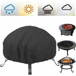 MINKUROW Housse De Protection Pour BraséRos Ø 85 X 40 Cm ImperméAble,Housse Brasero RéSistant Aux UV,RéSistant à La DéChirure, Tissu Oxford 210D Housse Pour Foyer Barbecue 7 MINKUROW Housse De Protection Pour BraséRos Ø 85 X 40 Cm ImperméAble,Housse Brasero RéSistant Aux UV,RéSistant à La DéChirure, Tissu Oxford 210D Housse Pour Foyer Barbecue -Accessoires de barbecue Soldes 60995664 3