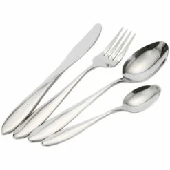 OOBEST Ménagère 24 Pièces En Acier Inoxydable MENAGERE - SERVICE COMPLET DE COUVERTS -Accessoires de barbecue Soldes 6337424 3