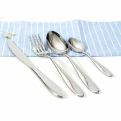 OOBEST Ménagère 24 Pièces En Acier Inoxydable MENAGERE - SERVICE COMPLET DE COUVERTS -Accessoires de barbecue Soldes 6337424 4