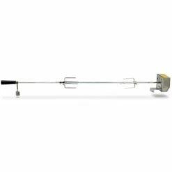 Bc-elec - HEG107-B Tournebroche électrique Rôtissoire Inox Pour Barbecue, Grill, Tourne-broche 102cm 230V 4W 2-3 RPM - Gris -Accessoires de barbecue Soldes 63724875 3