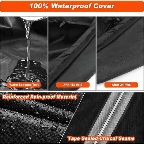 LITZEE Housse De Protection Pour BraséRos Ø 85 X 40 Cm ImperméAble,Housse Brasero RéSistant Aux UV,RéSistant à La DéChirure, Tissu Oxford 210D Housse Pour Foyer Barbecue 3 LITZEE Housse De Protection Pour BraséRos Ø 85 X 40 Cm ImperméAble,Housse Brasero RéSistant Aux UV,RéSistant à La DéChirure, Tissu Oxford 210D Housse Pour Foyer Barbecue – Image 3
