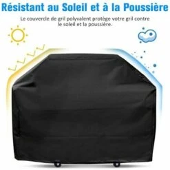 GroupM 170 * 61 * 117 Couverture De Barbecue En Plein Air En Tissu Couverture De Gril De Barbecue Couverture De Gril De Barbecue -Accessoires de barbecue Soldes 63890772 3