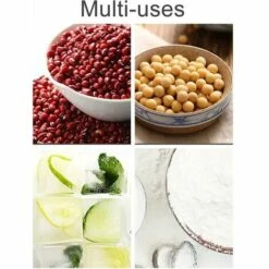 DECKON Cuillere En Acier Inoxydable Pelle A Bouche Ronde Haricots Grains Glaces Farine Outil De Cuisine, Modele: Argent -Accessoires de barbecue Soldes 63951433 3