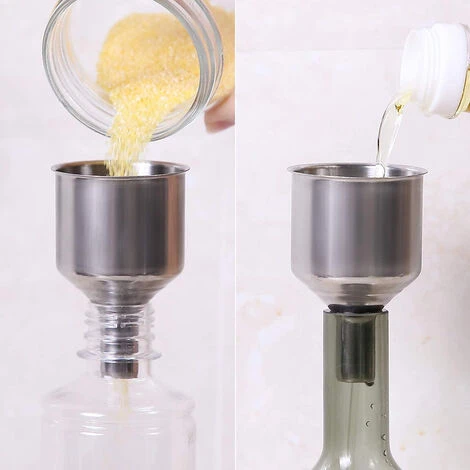 PERLE RARE Entonnoir à Confiture, Paquet Contient Pince De Bocal/3 Entonnoirs En Acier Inoxydable/Filtre, Entonnoir En Acier Inoxydable Pour Liquide Ou Confiture Et Pince De Levage De Bocal 4 PERLE RARE Entonnoir à Confiture, Paquet Contient Pince De Bocal/3 Entonnoirs En Acier Inoxydable/Filtre, Entonnoir En Acier Inoxydable Pour Liquide Ou Confiture Et Pince De Levage De Bocal â Image 4