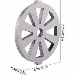 MONLY Alliage De Qualité Alimentaire Hachoir à Viande Concasseur Hachoir Plaque Disque Couteau 7 Mm Trou Cuisine Remplacement -Accessoires de barbecue Soldes 65003050 5