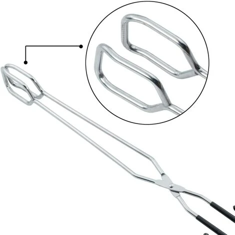 OSQI Pinces à Ciseaux Extra Longues 16 Pouces En Acier Inoxydable Pour Barbecue (noir) 2 OSQI Pinces à Ciseaux Extra Longues 16 Pouces En Acier Inoxydable Pour Barbecue (noir) – Image 2