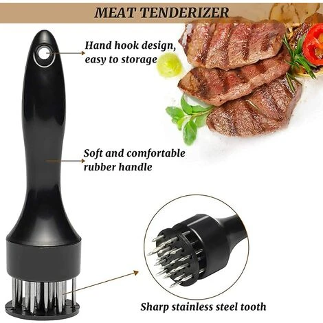 OSQI L'attendrisseur De Viande Le Plus Résistant, Aiguilles à Viande En Acier Inoxydable, Cuisson De Qualité, Porc, Poulet, Poisson, Outils De Cuisson Légers Et Durables. 2 OSQI L'attendrisseur De Viande Le Plus Résistant, Aiguilles à Viande En Acier Inoxydable, Cuisson De Qualité, Porc, Poulet, Poisson, Outils De Cuisson Légers Et Durables. â Image 2