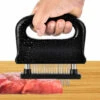 OSQI Attendrisseur De Viande Avec Brosse De Nettoyage Et 48 Lames D'aiguille Ultra Tranchantes En Acier Inoxydable, Outil De Cuisson Pour Attendrisseur De Steak De Boeuf/porc/poulet