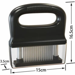 OSQI Attendrisseur De Viande Avec Brosse De Nettoyage Et 48 Lames D'aiguille Ultra Tranchantes En Acier Inoxydable, Outil De Cuisson Pour Attendrisseur De Steak De Boeuf/porc/poulet 9 OSQI Attendrisseur De Viande Avec Brosse De Nettoyage Et 48 Lames D'aiguille Ultra Tranchantes En Acier Inoxydable, Outil De Cuisson Pour Attendrisseur De Steak De Boeuf/porc/poulet -Accessoires de barbecue Soldes 65503528 5