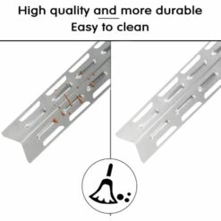 OSQI Bouclier Thermique De Remplacement 41 Cm Pour Ultar, Blooma, Outback, Kenmore, Master Forge, Perfect Flame, Diffuseur De Flammes En Acier Inoxydable Pour Gril à Gaz, Pièce De Rechange Pour La Plupart Des Modèles De Gril, Lot De 4 8 OSQI Bouclier Thermique De Remplacement 41 Cm Pour Ultar, Blooma, Outback, Kenmore, Master Forge, Perfect Flame, Diffuseur De Flammes En Acier Inoxydable Pour Gril à Gaz, Pièce De Rechange Pour La Plupart Des Modèles De Gril, Lot De 4 -Accessoires de barbecue Soldes 65503903 4