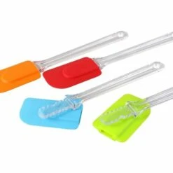 YIDOMDE Spatule Silicone De Cuisine,Ustensiles En Silicone 6 Pack Comme Ustensiles De Cuisine Antiadhésifs Include Cullière Spatule Etc, Pour Cuisine Et Faire Des Gâteaux(Noir) -Accessoires de barbecue Soldes 65745695 4
