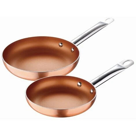 BRICOMARTEAU Ensemble De Poêle San Ignacio Cuivre Aluminium Aluminium Forgé (2 Pcs) 4 BRICOMARTEAU Ensemble De Poêle San Ignacio Cuivre Aluminium Aluminium Forgé (2 Pcs) – Image 4