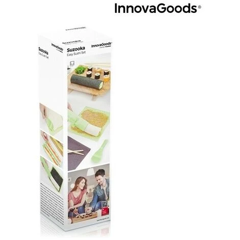 BRICOMARTEAU Set De Sushi Avec Recettes Suzooka InnovaGoods 3 Pièces 2 BRICOMARTEAU Set De Sushi Avec Recettes Suzooka InnovaGoods 3 Pièces – Image 2